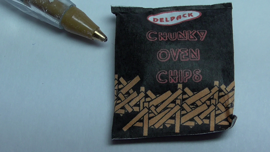 12Th Scale Doll House Miniature Packet Of Oven Chips Item For Your Freezer Fridge Lpb16