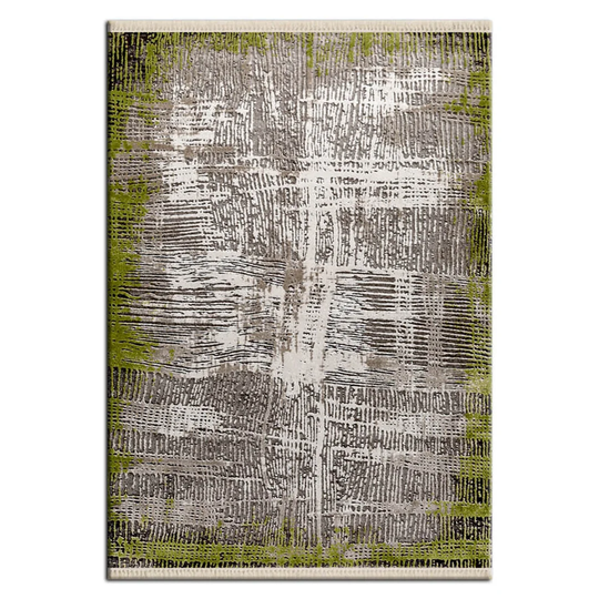 Santoro Flatweave Grey/Beige/Green Rug
