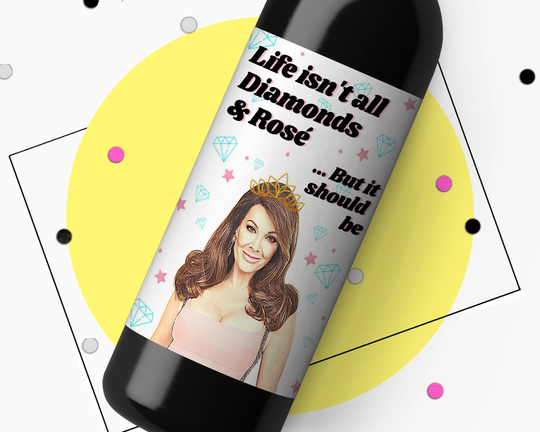 Christmas Rhobh Vanderpump Rules Rose Wine Gift - Special For Her Bravo Tv Fan Daughter Mum Girlfriend W072