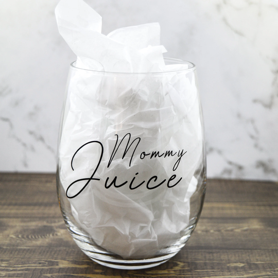 Mommy Juice Wine Glass, Mommy's Special Mommys Juice, Mother's Day Present, Customizable Customized Gift, Mom