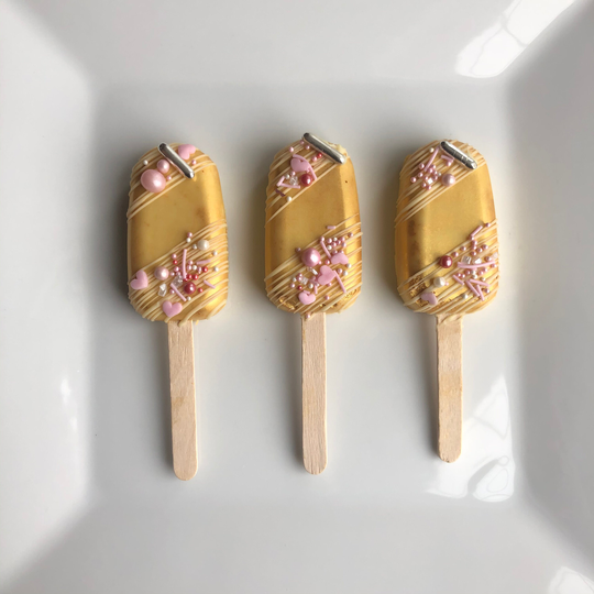 Gold Cakesicles