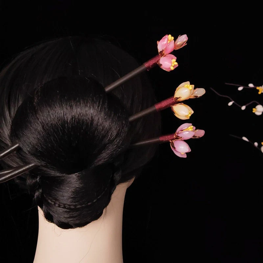 Snow Lotus Hair Stick, Step Shake Fork, Archaic Pin, Chinese Aaccessories, Flower Hairpin, Hairpin Gifts For Her