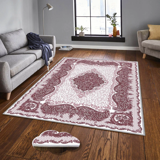 Hyde Flatweave Ivory/Red Rug