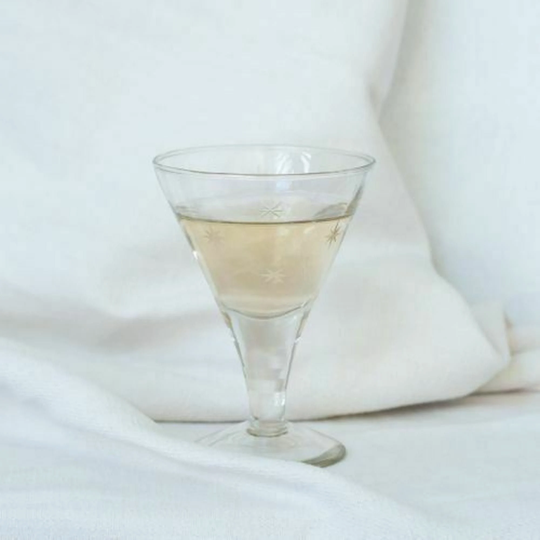 Martini Glass With Etched Stars, Wine Glasses, Drinks, Wedding Gift, Party, Cocktails, Celebration Glassware, Kitchen Housewarming Gift