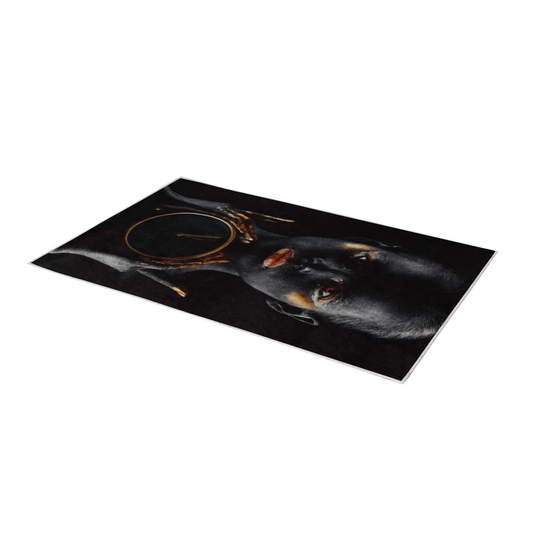 Nephele Flatweave Black/Bronze Rug