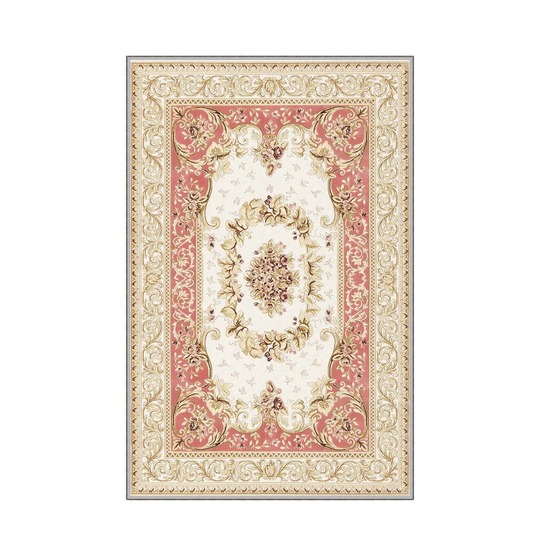 Braziel Flatweave Ivory/Pink Rug
