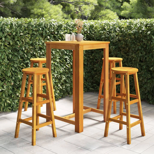 5 Piece Garden Bar Set
