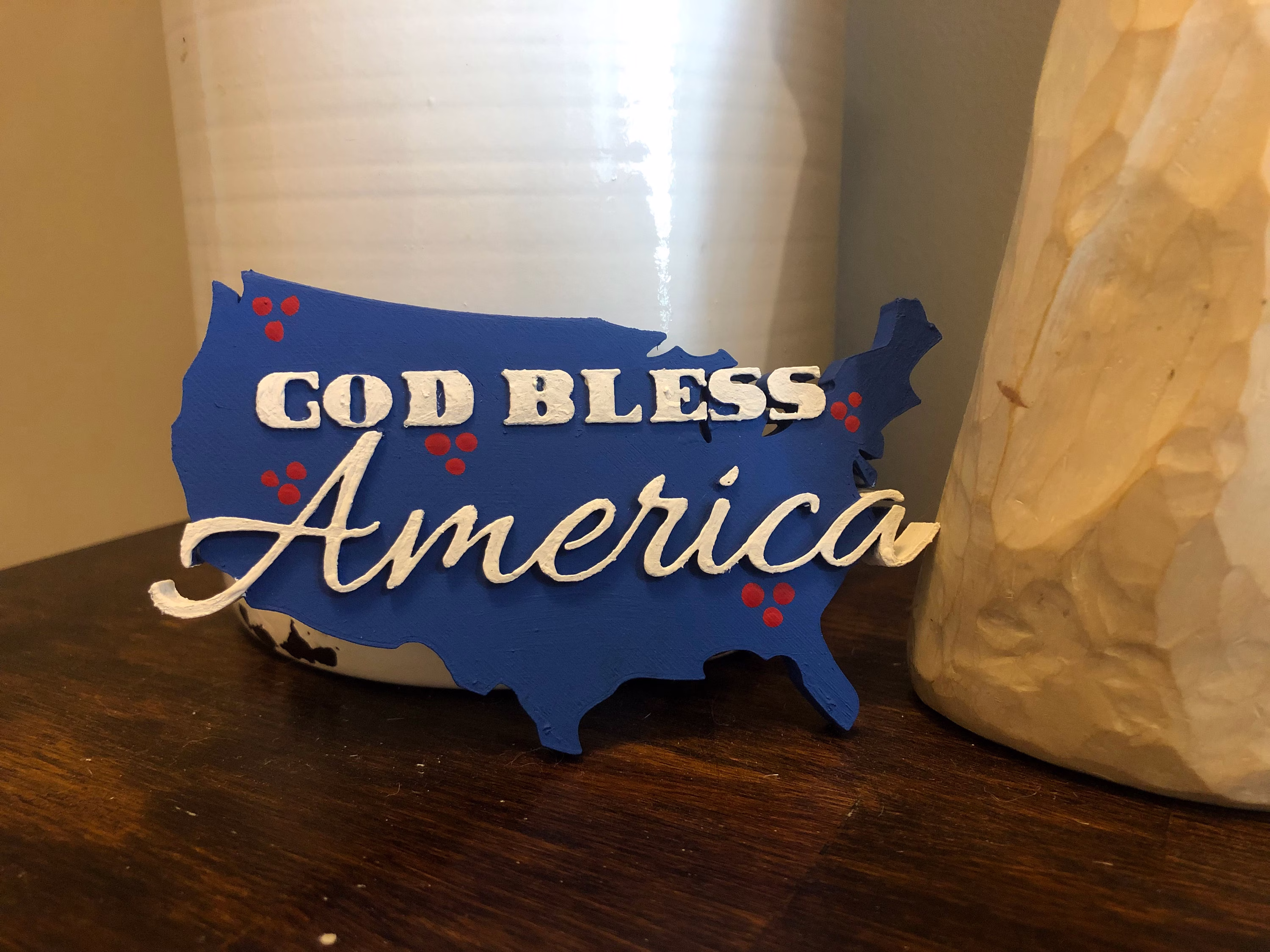 Handmade 3D Printed 4Th Of July Ornaments, Tiered Tray Decor, Holiday Decorations, Firework, America, Candles, Flagg