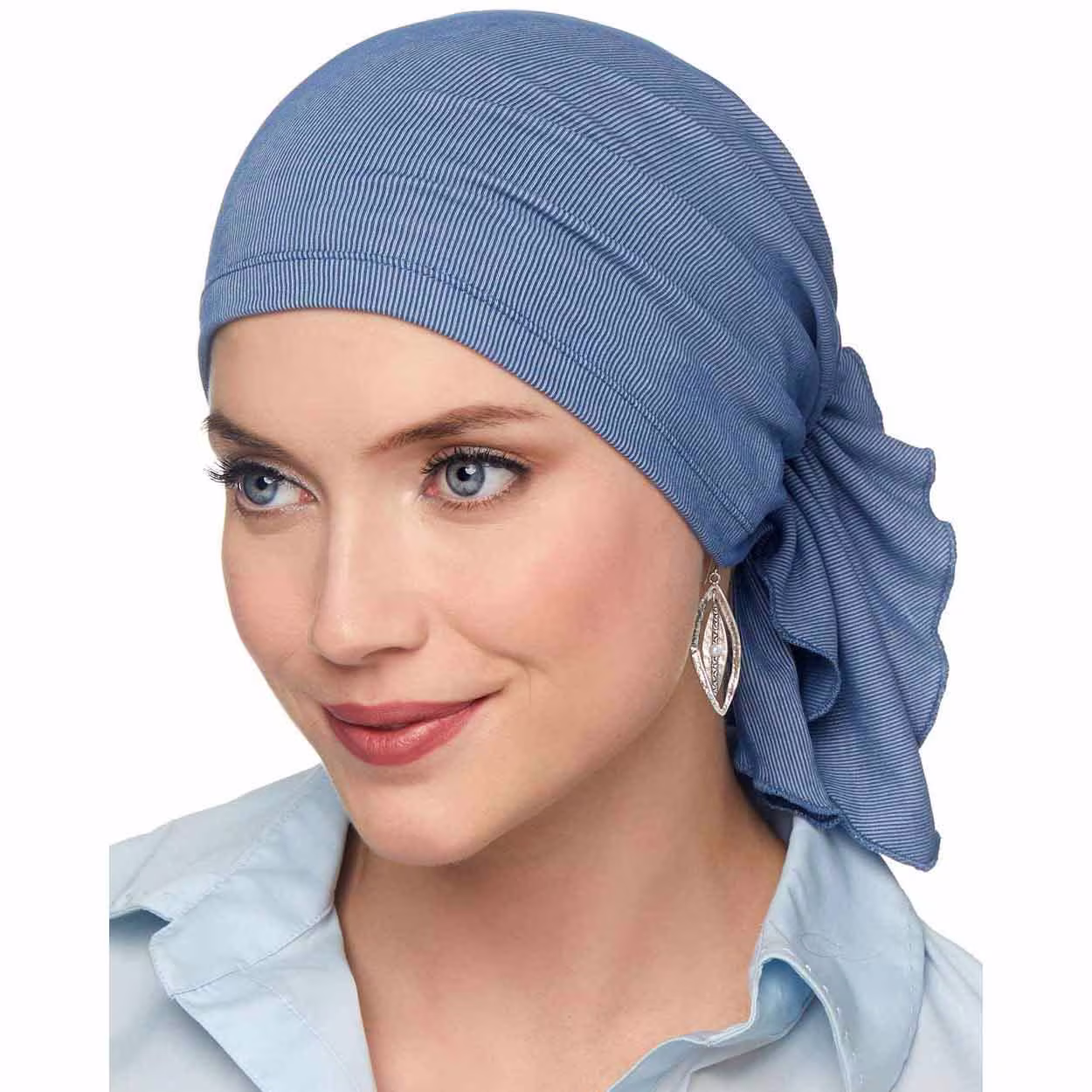 Deluxe Slip On Scarf in Luxury Cupro Fabric | Chemo Pre Tied Scarves