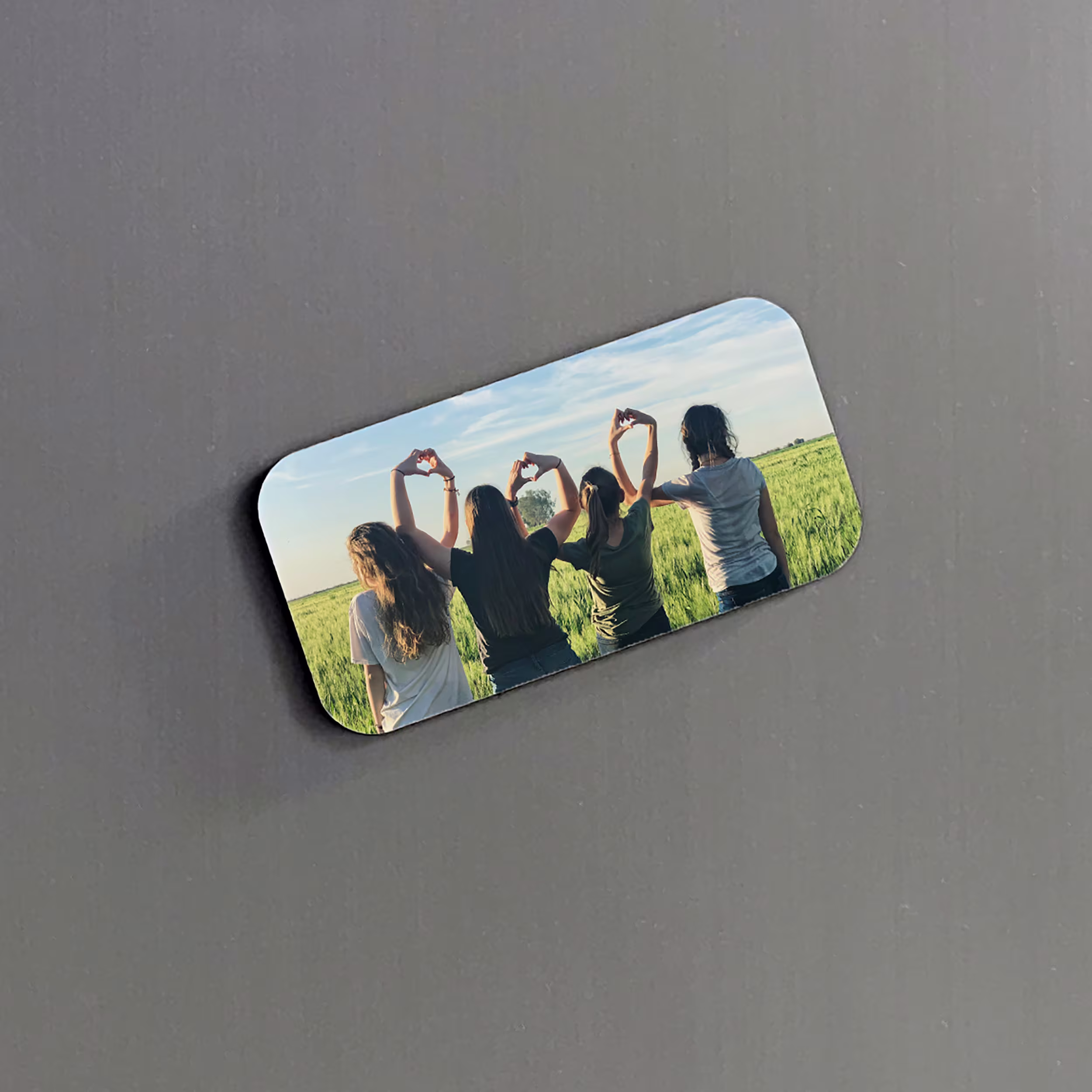 Custom Mdf Photo Fridge Magnet, Borderless, Personalised Text Magnets, Gifts