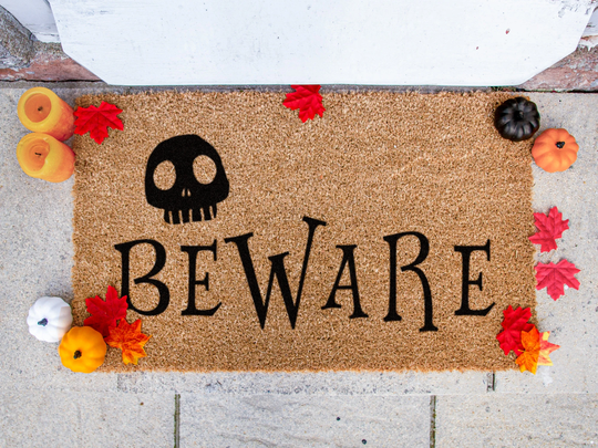 Halloween Doormat - Funny Welcome Decor Porch Fall Decorations