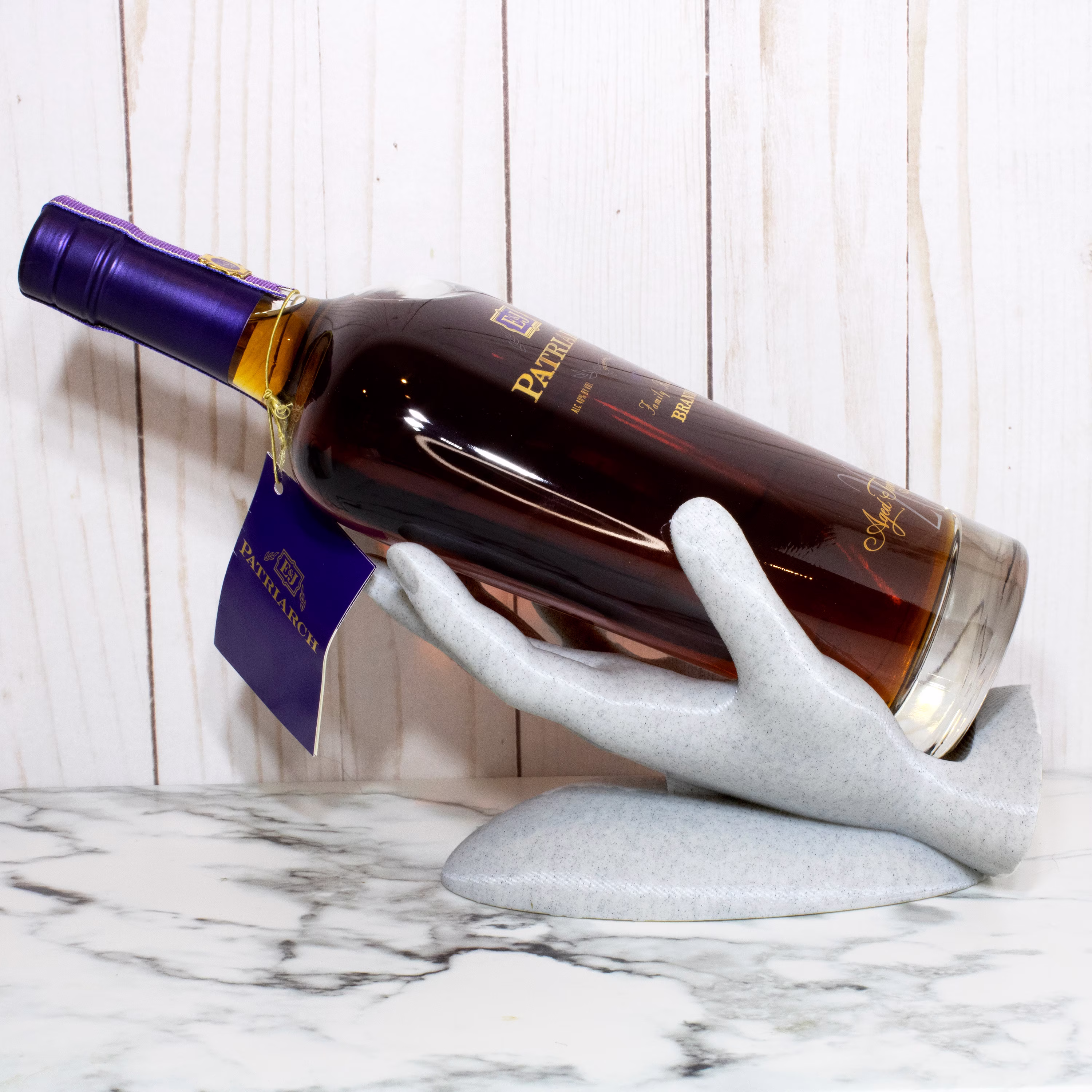 Choose Color Hand Wine Bottle Holder Liquor Storage Display Rack Model Piece