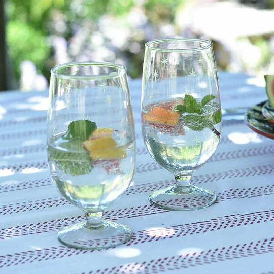 1 Wine Glass With Etched Stars, Glasses, Drinks, Wedding Gift, Party, Cocktails, Celebration Glassware, Kitchen Housewarming Gift