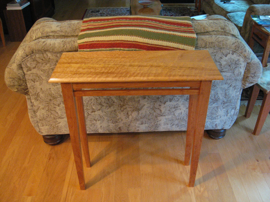 Mission Inspired Maple & Cherry Narrow Hall/Console Table