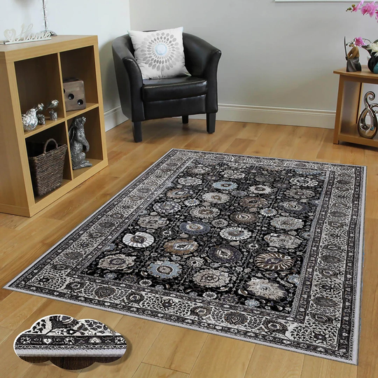 Ibarra Flatweave Black Rug