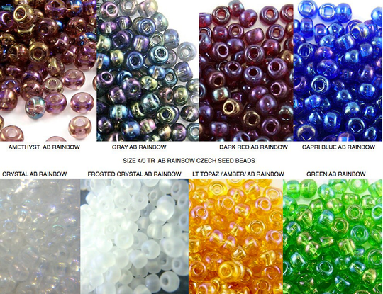 Sz 4/0 Tr Ab Crystal Amethyst Dk Red Capri Blue Topaz Gray Green Gold Czech Seed Beads Kumihimo Macrame Friendship Bracelet Beads