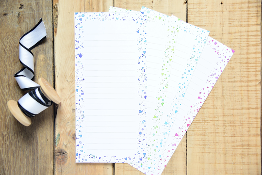 Hidden Heart Shopping List - 4"x8