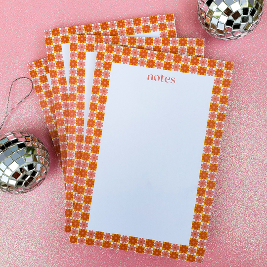 Blank Notepad, 4x6 Tear-Away Stationery Notepad, Aesthetic Stationery, Gift For Students, White Elephant