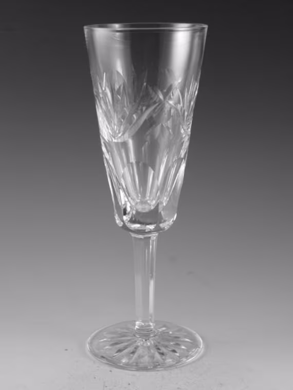Waterford Crystal - Ashling Cut Champagne Flute Glass/Glasses 7 1/4