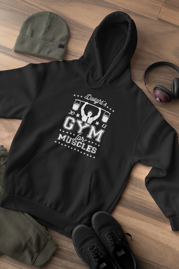 Dwight's Fitness Hoodie Gym For Muscles Funny Schrute Training Sweater