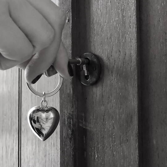 Heart Keyring With A Lovely Relaxing Sound, Gift Of Happiness Or Thoughtful Present