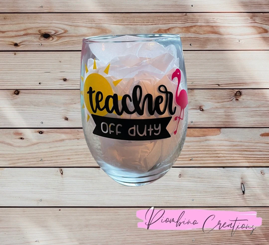 Teacher Off Duty, Wine Glass