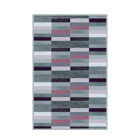 Swiftsure Flatweave Grey/Green/Pink Rug