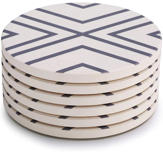 Coaster with Cork Base