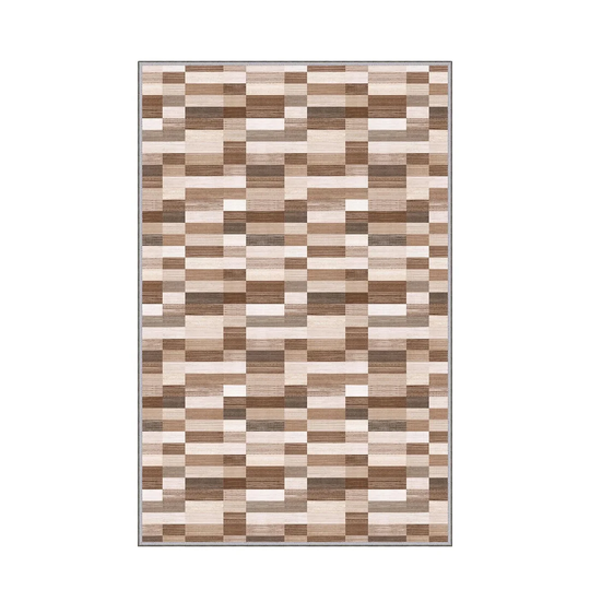 Lynnfield Flatweave Brown/White Rug