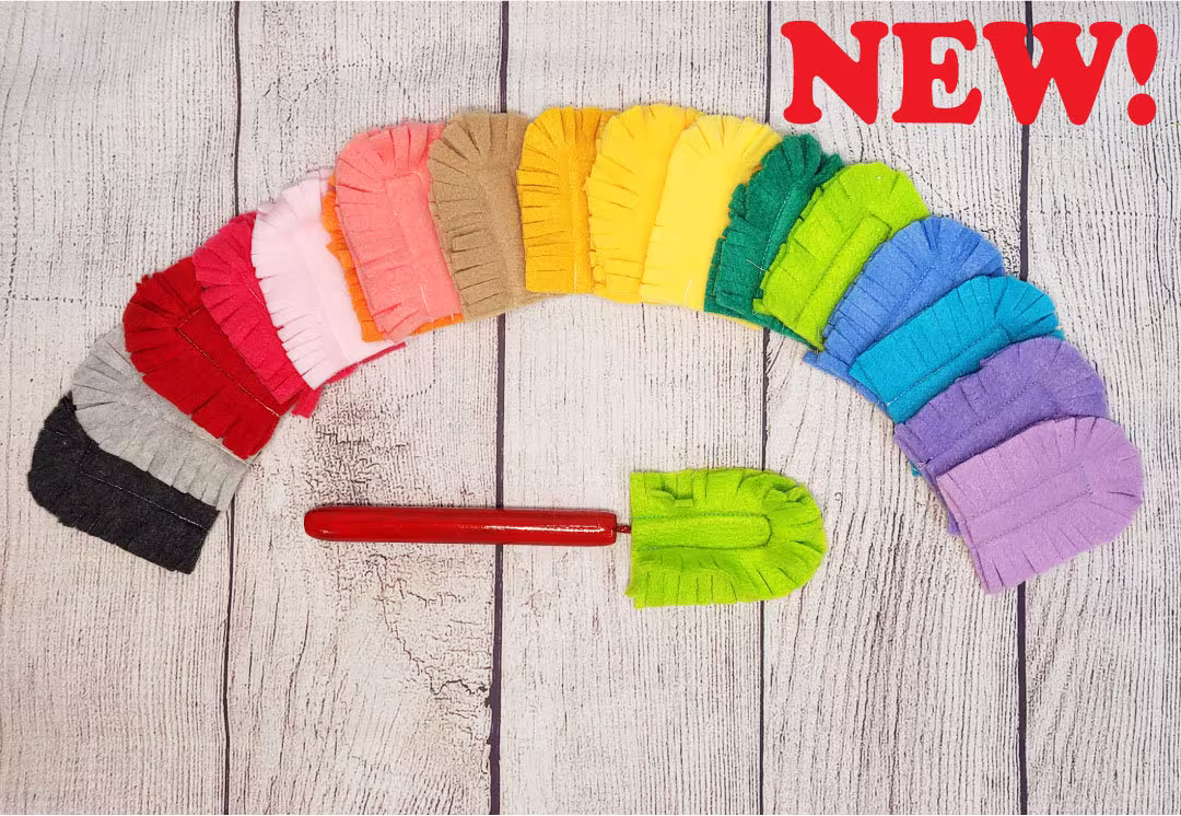 Reusable Mini Detail Dusters Reuse & Wash Replacement Like Swiffer No Fray Many Colors