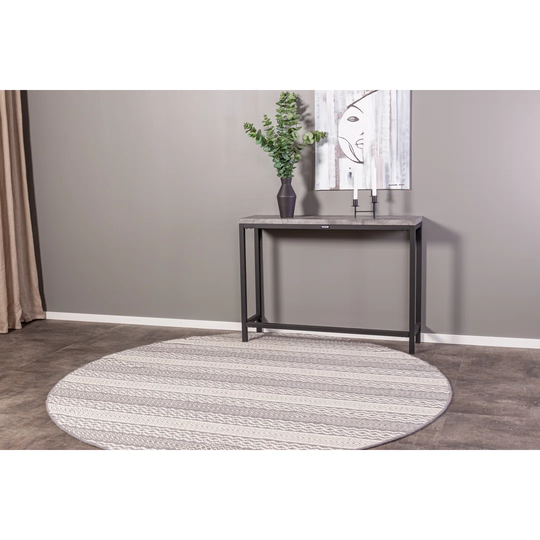 Knisely Handwoven Wool Light Grey Rug