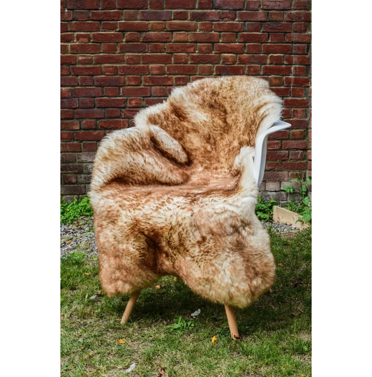 McMillian Tipped Sheepskin Light Brown Rug