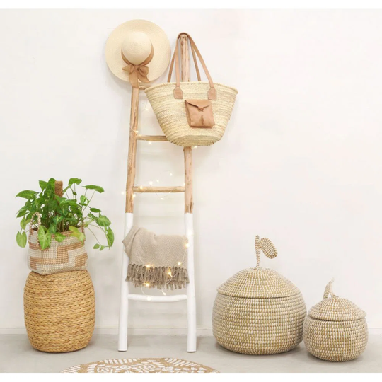 Seagrass Pear Basket