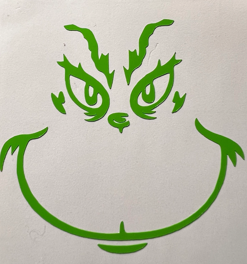 Custom Permanent Vinyl Decals/ The Grinch/ For Car Windows/ Laptops/ Cell Phones/ Mirrors/Bumpers/ Mugs/ Tumblers/Wine Glasses/Atv/Boats