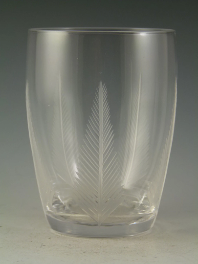 stuart Crystal - Woodchester Cut Tumbler Glass/Glasses 3 7/8