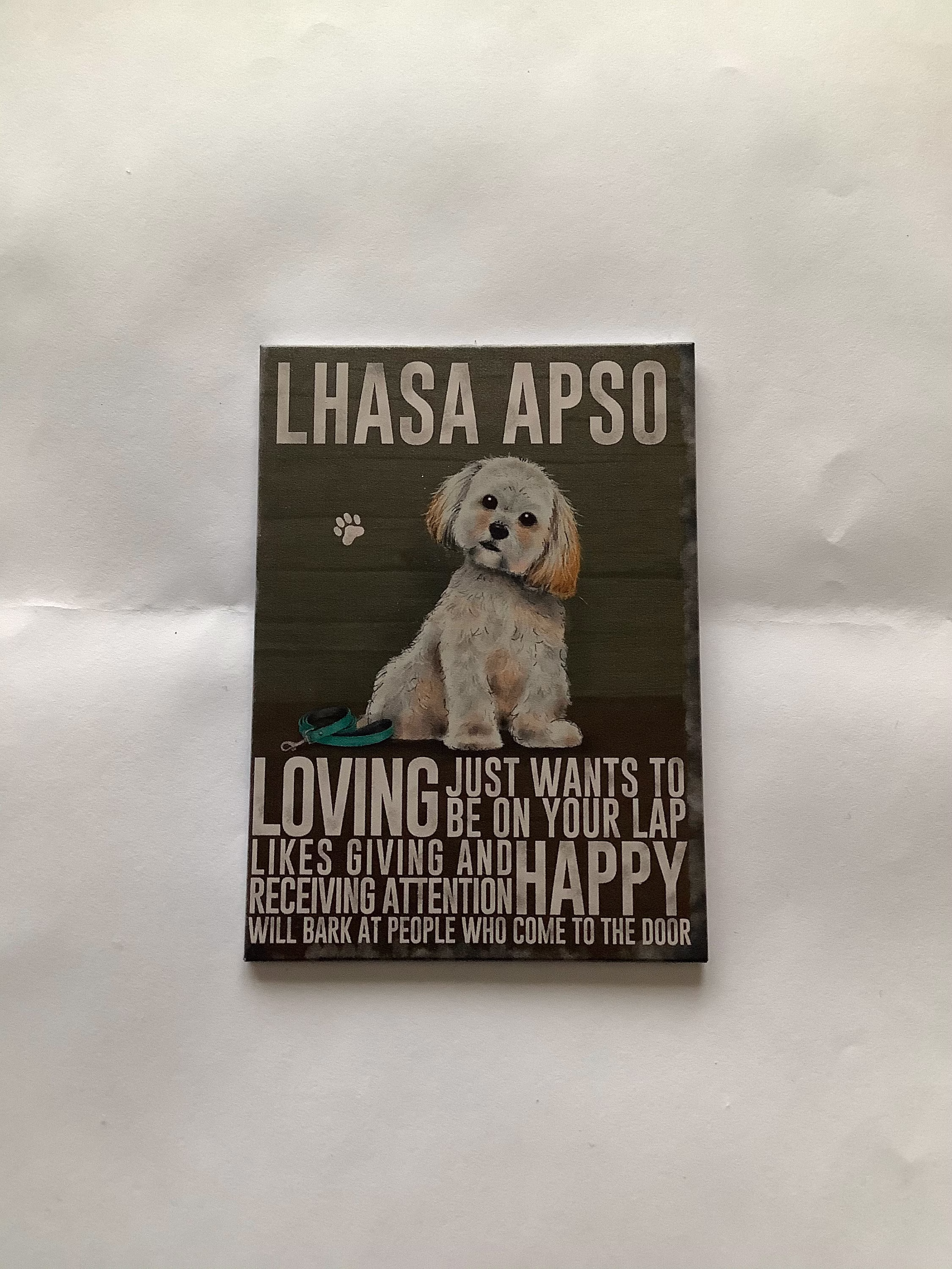 Lhasa Apso - Quality Metal Fridge Magnet
