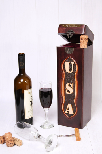 Wood Wine Box, Exclusive Wine Box Ceremony