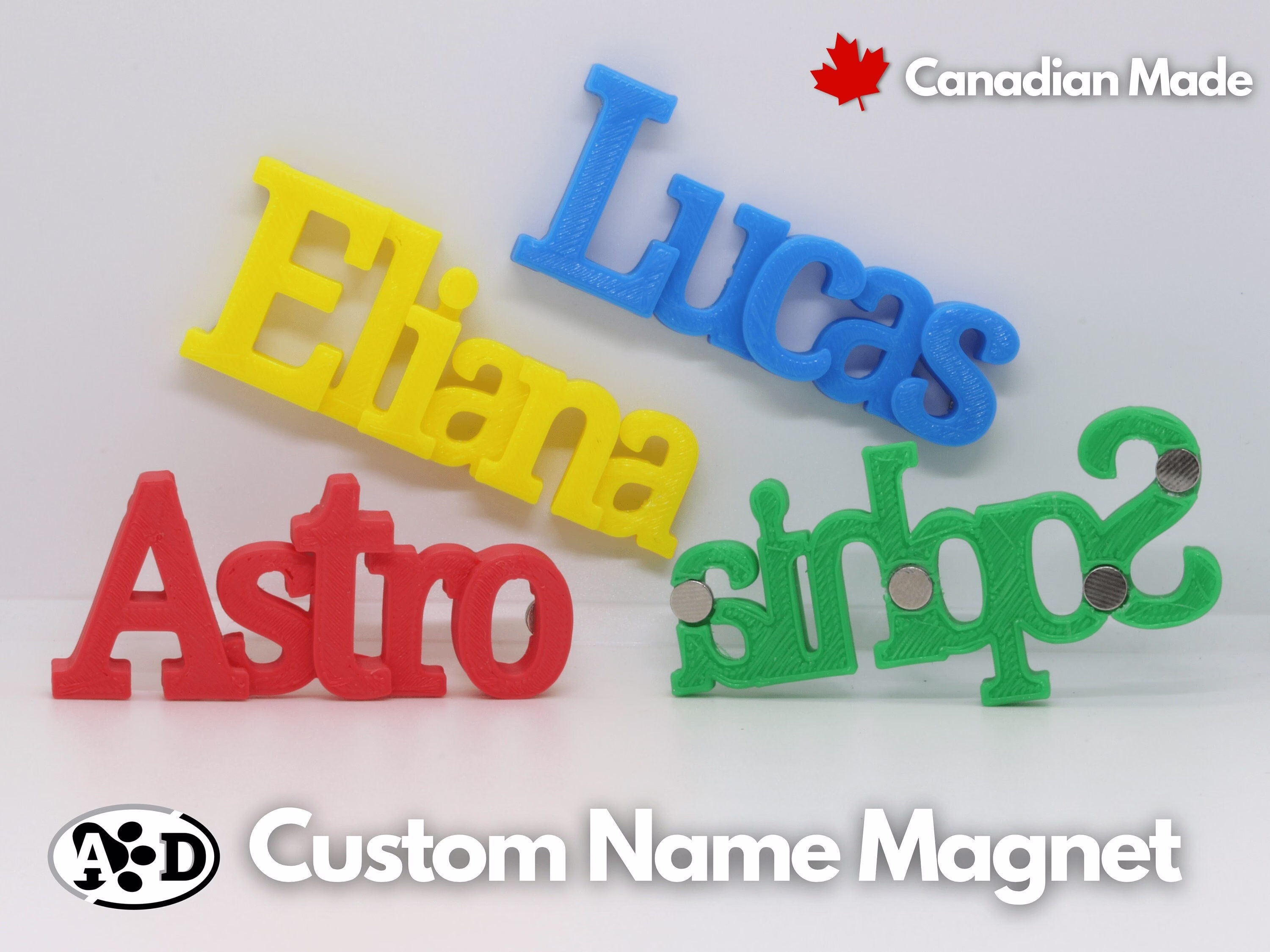 Custom Name Magnet, Personalized Magnet For Fridge