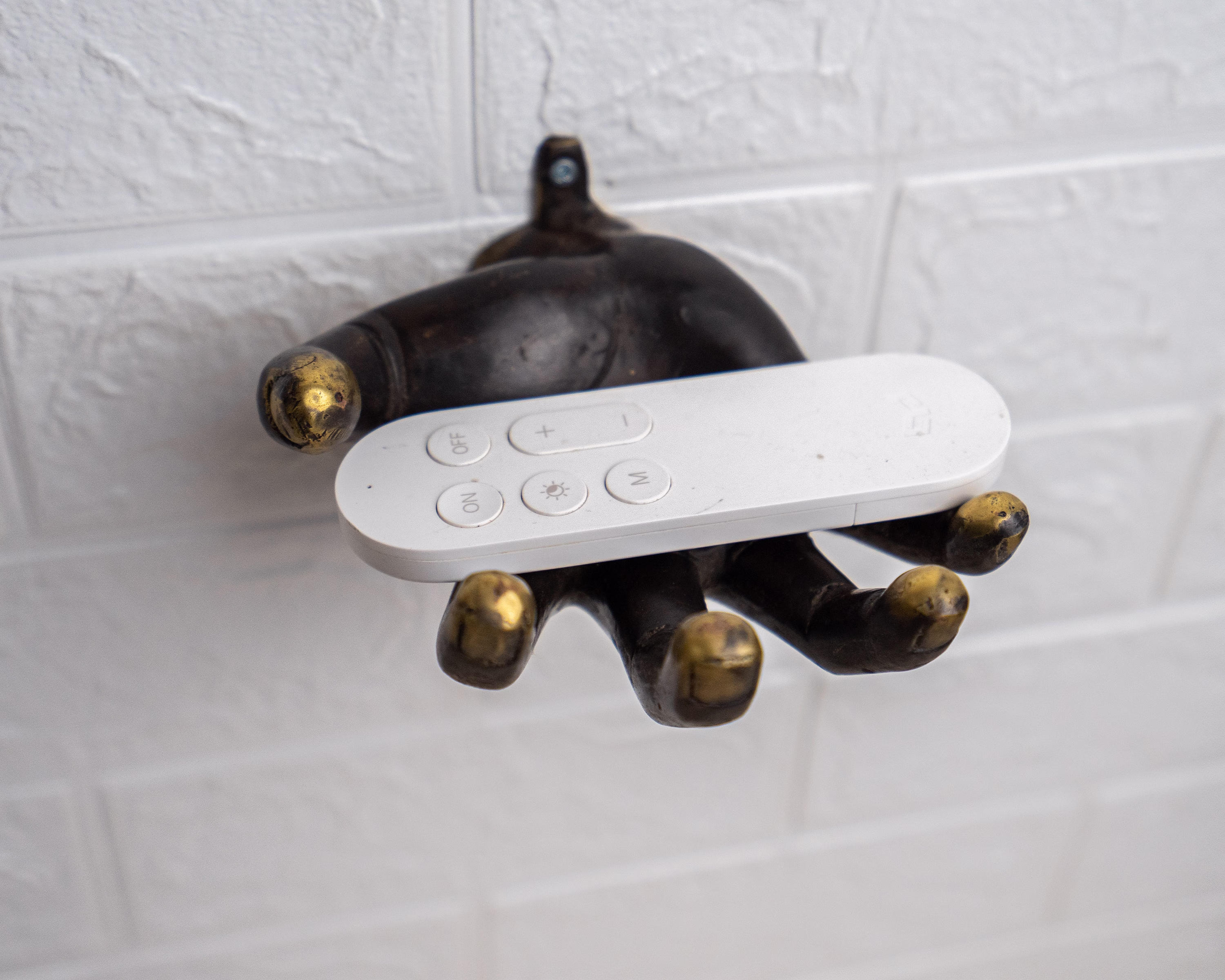 Pull Brass Door Handle Hand 3 Inch/7.62 cm, Hand Shake Door, Bronze, Pull Door