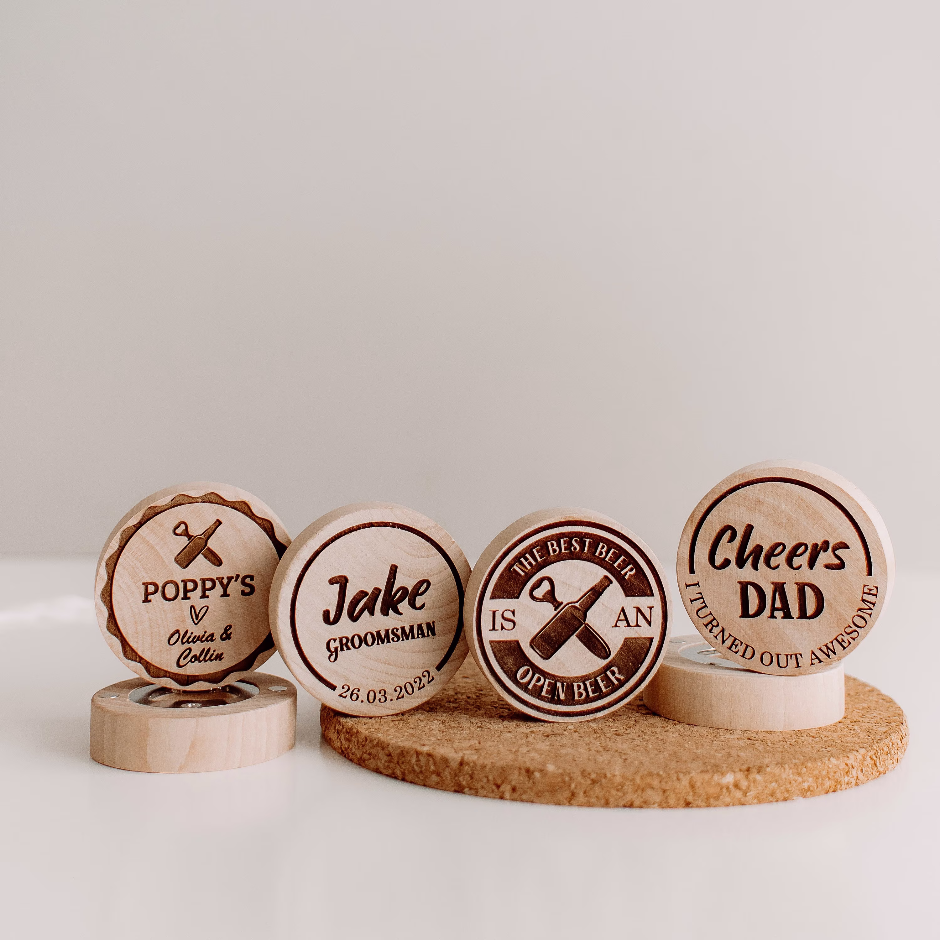 Magnetic Bottle Opener | Round Style