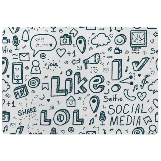 Glenview Social Media Designer Shaggy Green/Ivory Rug