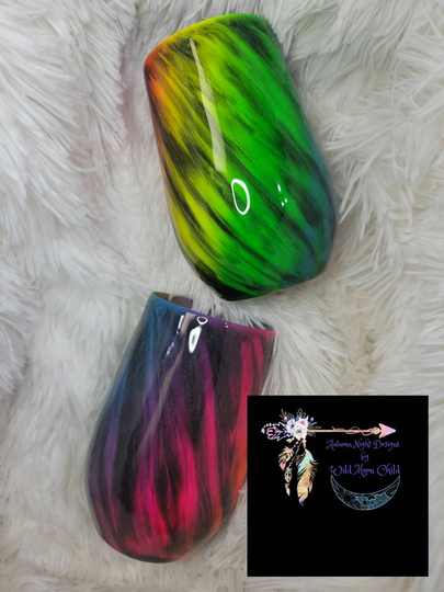 Reverse Tie Dye Tumbler