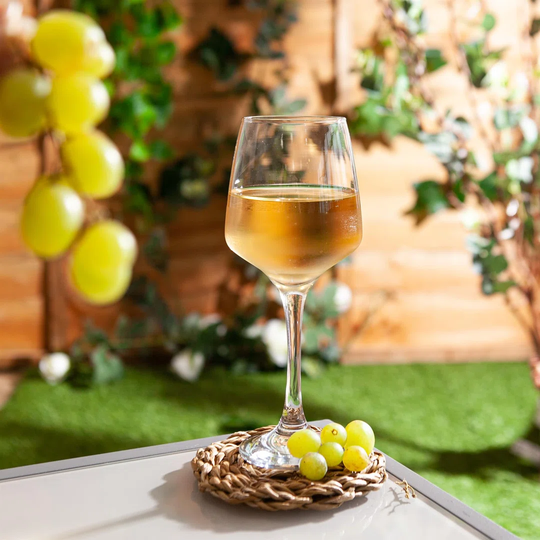 LAV Lal White Wine Glasses - 295Ml - Clear - Pack Of 12