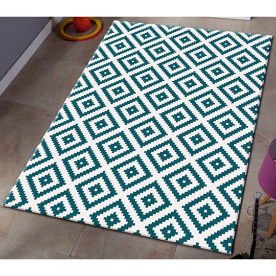 Dalisia Flatweave Green/White Rug