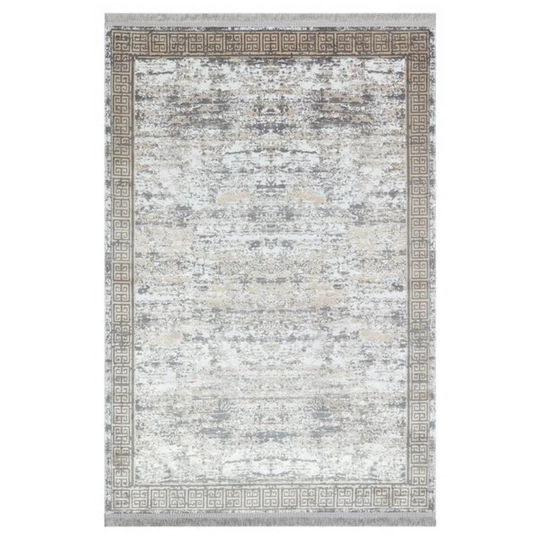 Valade Flatweave White/Grey/Brown Rug