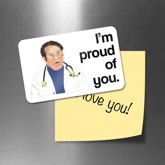 Fridge Magnet | Dr Now I'm Proud Of You - Vsg Surgery, Weight Loss Planner, Gastric Sleeve Surgery