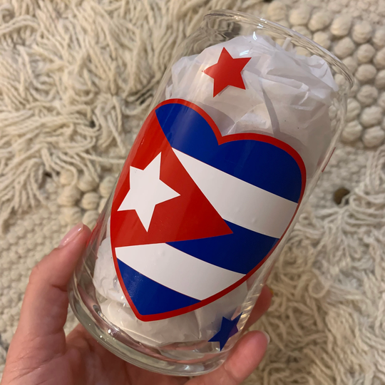 Flag Cup | Glass Cup, Coffee, Iced Coffee Beer Cold Drink Designed