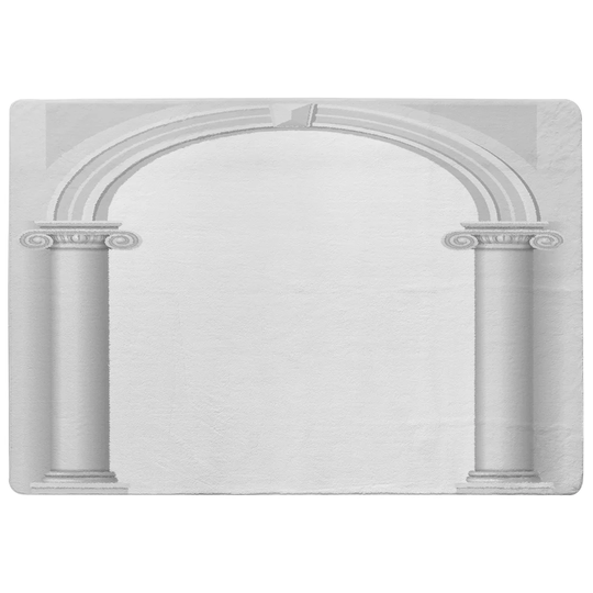 Muth Shaggy White Area Rug