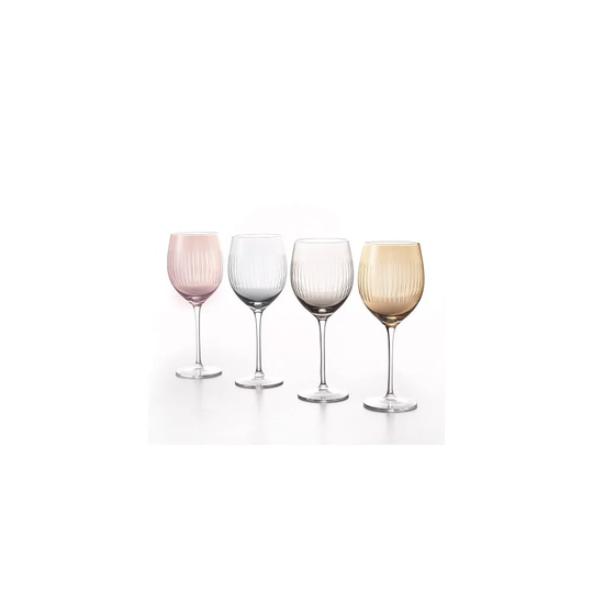 Rainbow 470ml Lead Free Crystal White Wine Glass