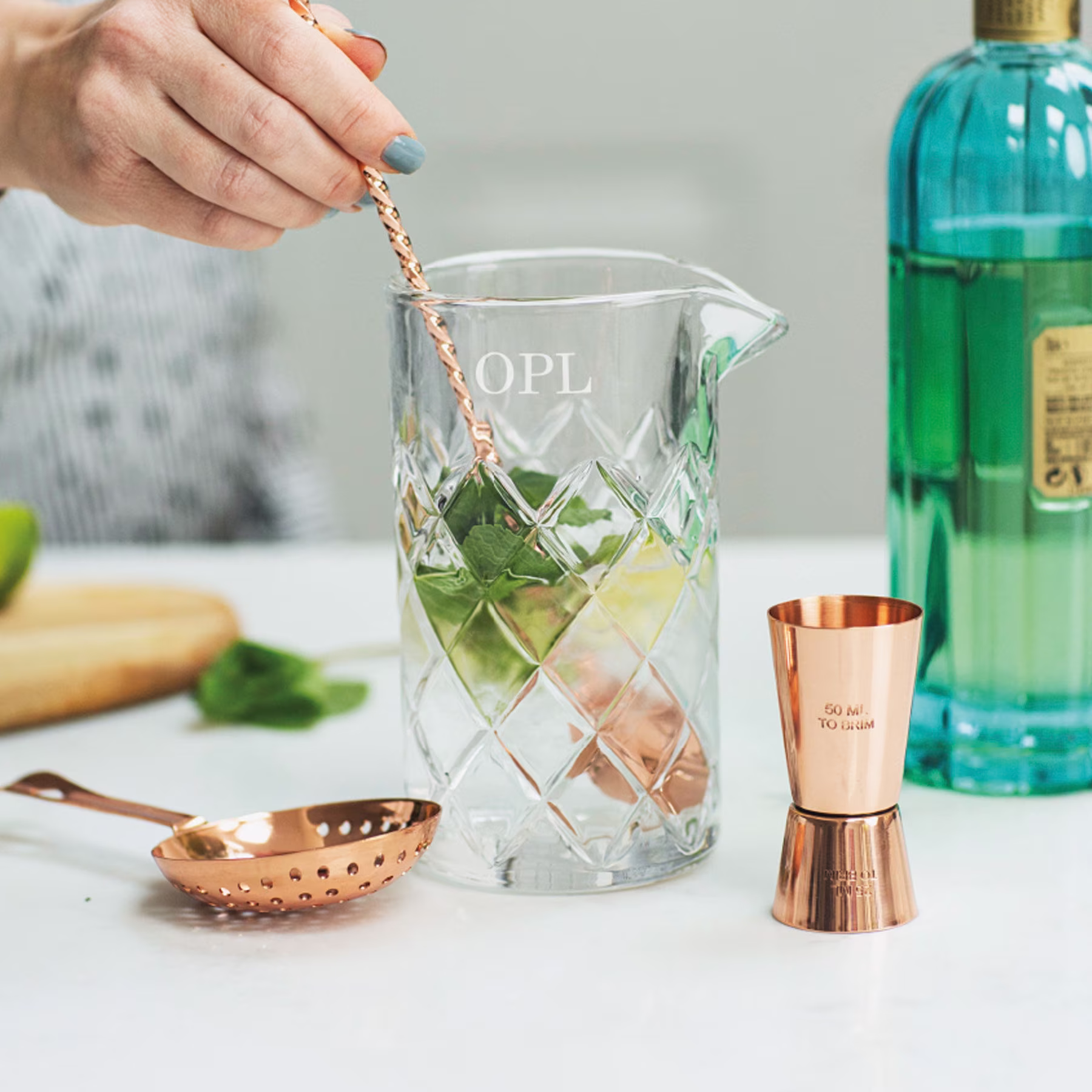 Personalised Cocktail Making Kit Lover Connoisseur Home Bar Mixologist Christmas Birthday Gift For Him Boyfriend Dad Friend-Pcmk101